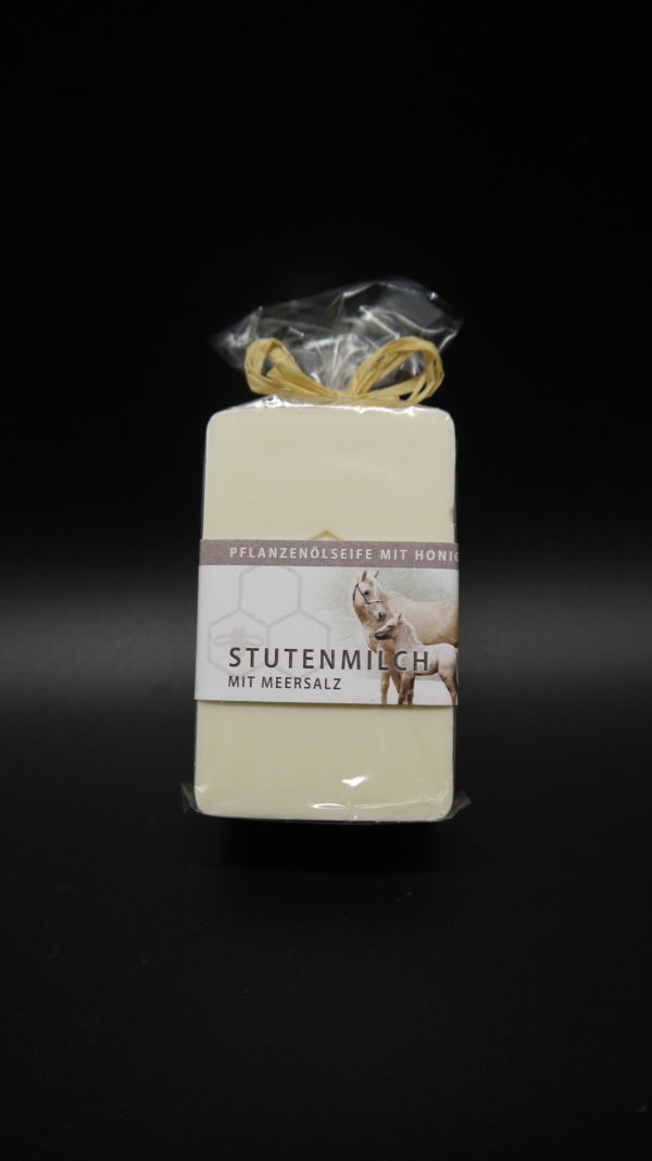Stutenmilch Honig-Seife mit Meersalz 100g